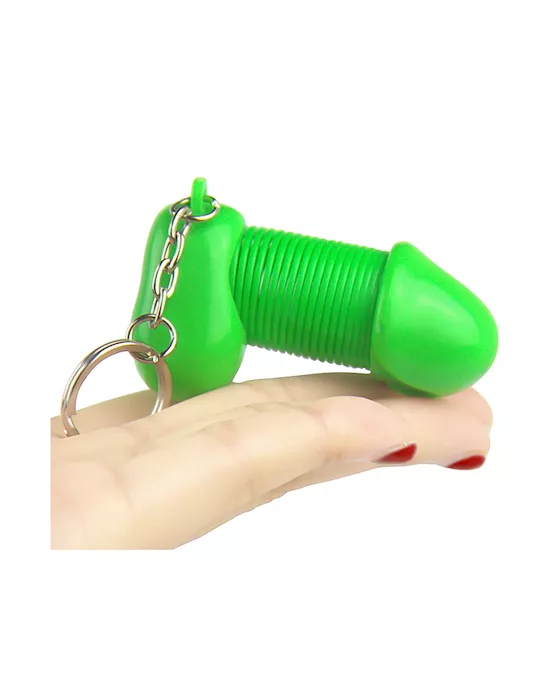 Slinky Cock Key Ring