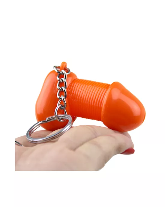 Slinky Cock Key Ring