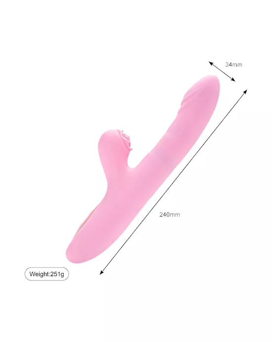 Ash Thrusting Rabbit Vibrator
