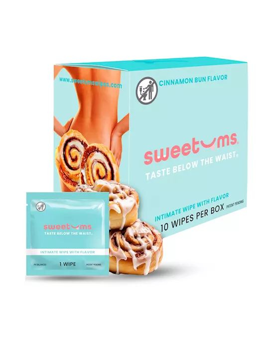 Sweetums Cinnamon Bun Flavoured Wipes