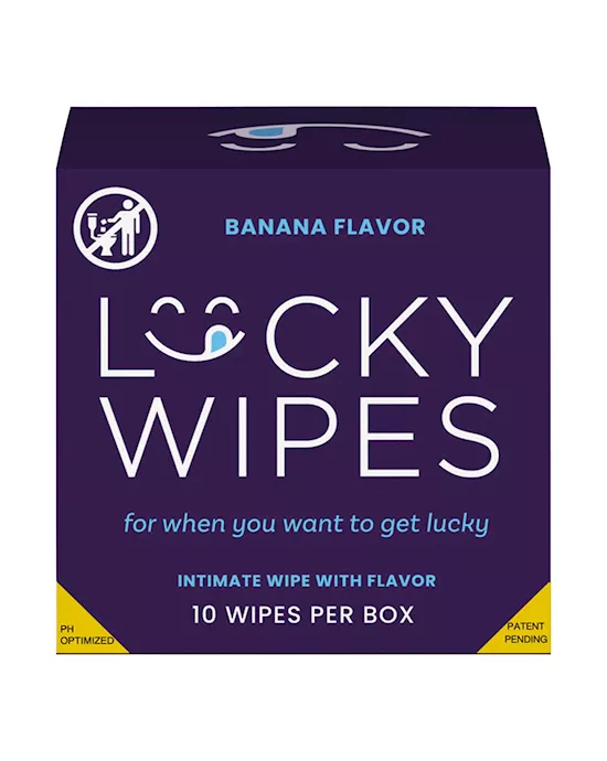 Banana Flavoured Lucky Wipes For Men