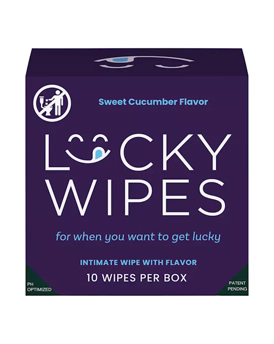 Sweet Cucumber Flavoured Lucky Wipes For Men