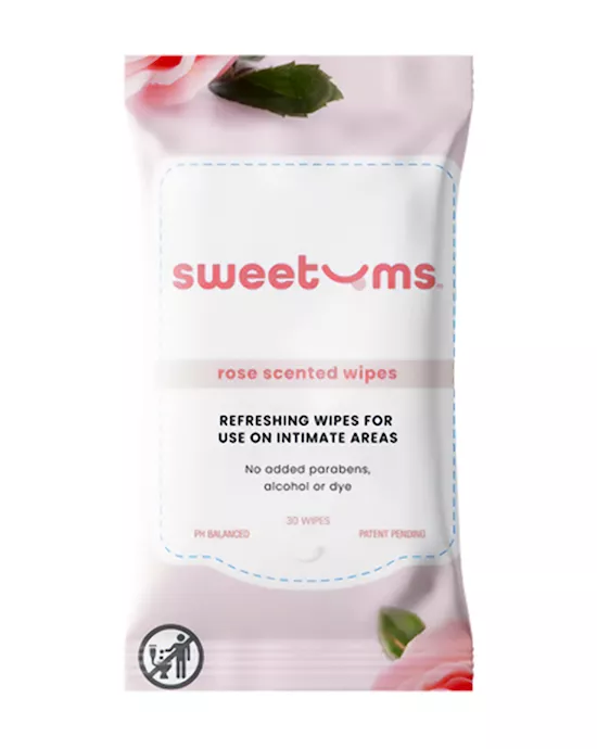 Sweetums Rose Scented Unflavoured Daily Wipes