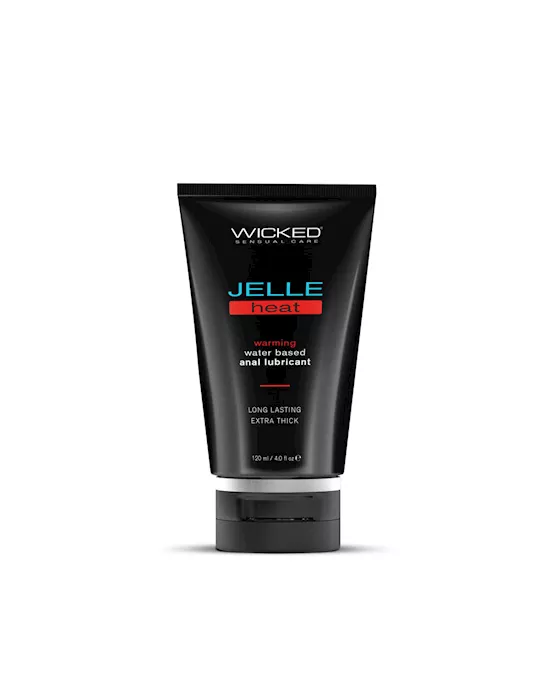 Wicked Jelle Heat Warming Water Based Anal Lubricant 120ml