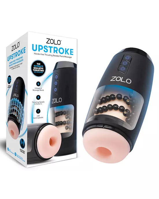 Upstroke Thrusting Beaded Penis Massager