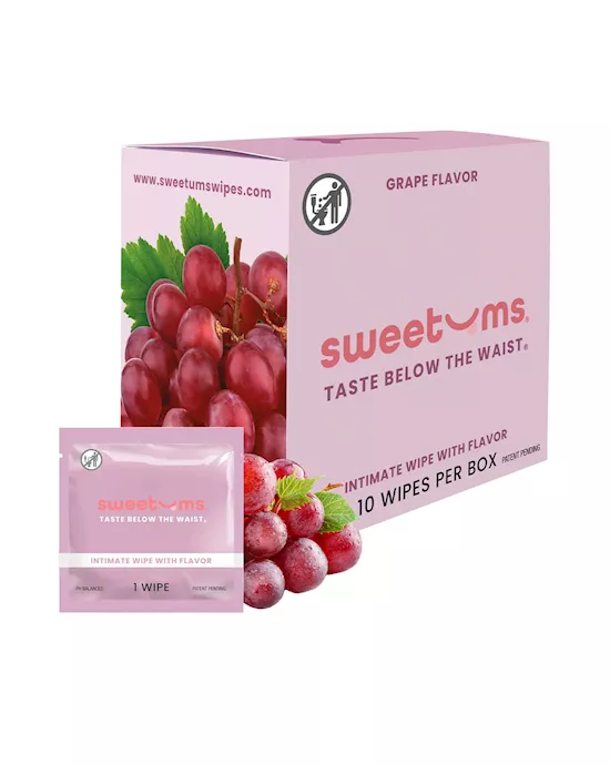 Sweetums Grape Flavoured Wipes