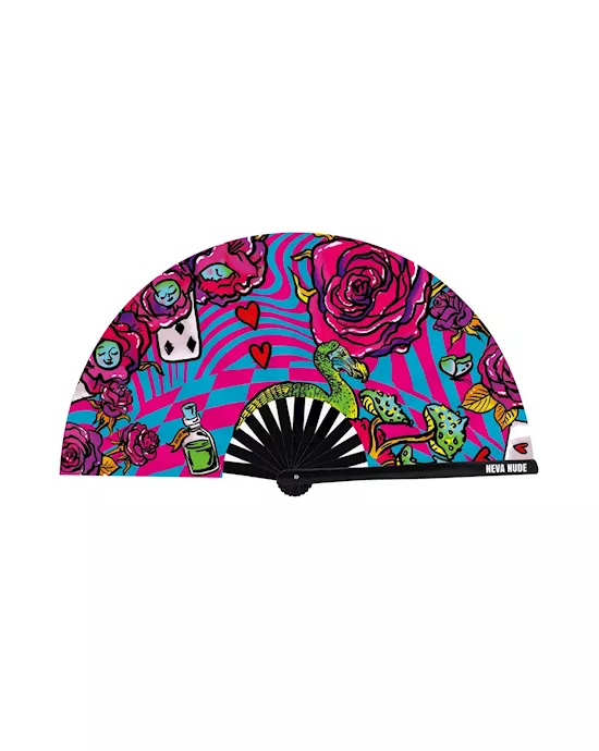 Meanie Queenie Blacklight Folding Fan