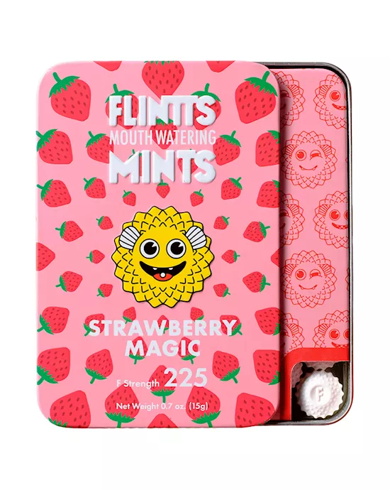 Flintts Mouth Watering Mints - Strawberry Magic