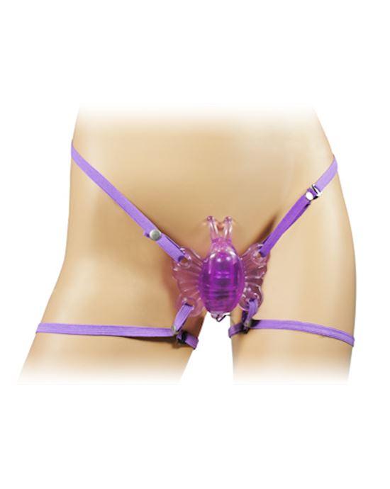 10 Function Vibrating Butterfly Harness