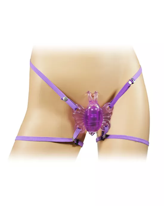 10 Function Vibrating Butterfly Harness