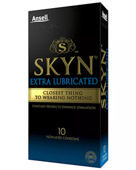 Ansell Lifestyles Skyn Extra Lubricated Condoms 10pk