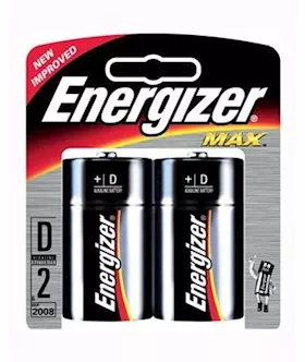 Energizer Max D 2pk
