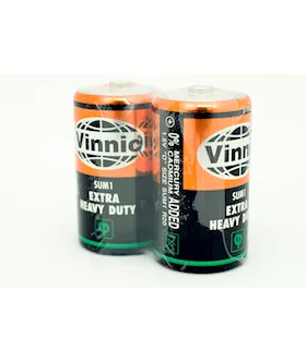 Vinnic Green  2 Pack Heavy Duty Batteries