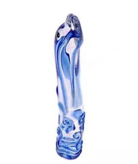 Gone Fishing Glass Dildo