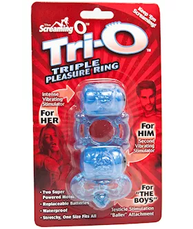 Tri O Silicone Cock Ring