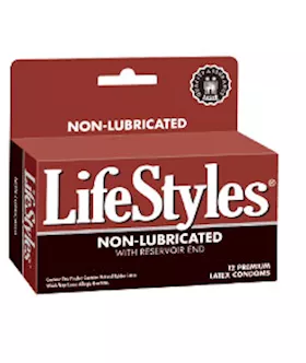 Lifestyles Non Lubricated Condoms 12pk