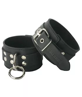 Strict Leather Suede Lined Wrist Cuffs