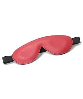 Strict Leather Red And Black Padded Blindfold