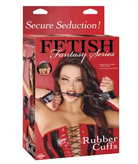 Fetish Fantasy Rubber Cuffs