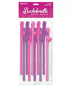 Bachelorette Party Favors Dicky Sipping Straws