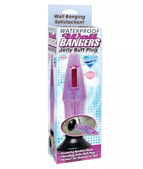 Wallbanger W P Jelly Butt Plug Purple