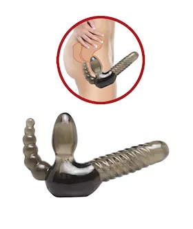 Ff Strapless Strap On With Anal Stimulator