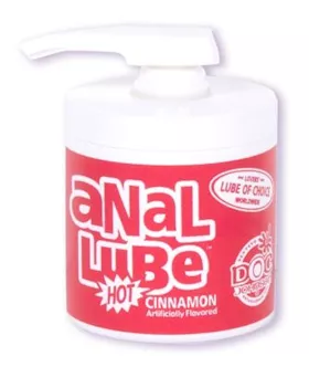 Anal Lube Hot Cinnamon 6 Oz Jar