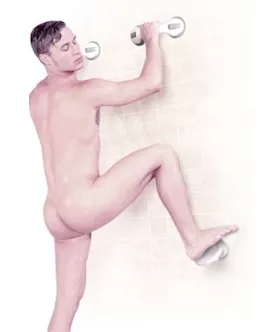 Clean-n-dirty Shower Step