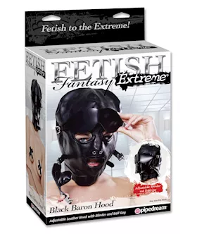Fetish Fantasy Extreme Black Baron Hood