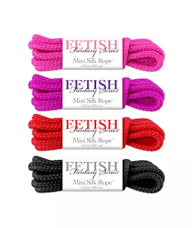 Fetish Fantasy Series Mini Silk Rope Sampler