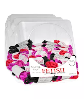 Fetish Fantasy Series Mini Silk Rope Display