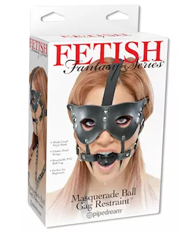 Fetish Fantasy Series Masquerade Mask And Ball Gag