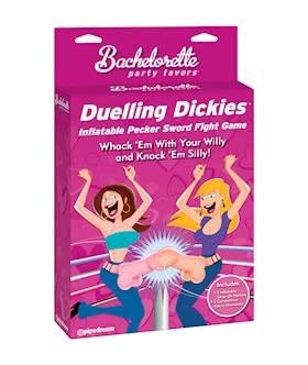 Bachelorette Party Favors Dueling Dickies Inflatable Peckersword Fight