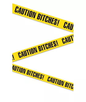 Bachelorette Party Favors Caution Bitches Tape