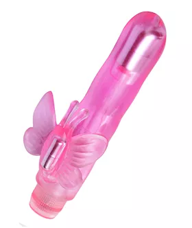 Blush Butterfly Dual Stimulation Vibe
