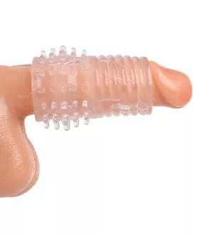 Pig In A Blanket Textured Penis Enlarger Sleeve