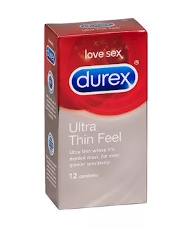 Durex Ultra Thin Feel Condoms 12pk