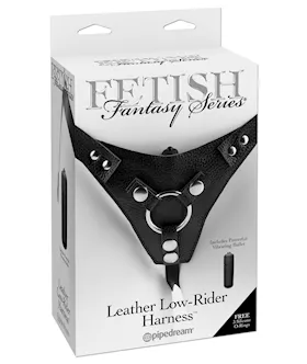 Fetish Fantasy Series Leather Low-rider Harness