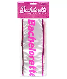 Bachelorette Party Favors "miss Bachelorette" Flashing Sash