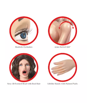 Pipedream Extreme Dollz Bj Betty Oral Sex Love Doll
