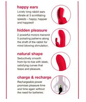 Happy Rabbit Natural Rechargeable Rabbit Vibrator