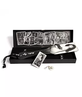 Bettie Page Picture Perfect Spanking Paddle Black