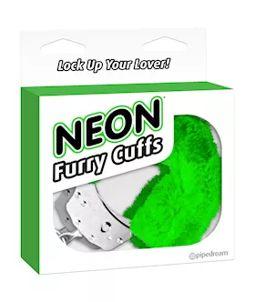 Neon Luv Touch Neon Furry Cuffs