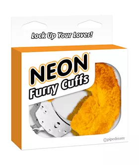 Neon Luv Touch Neon Furry Cuffs