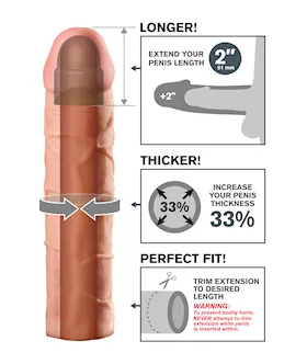 Fantasy X-tensions  2 Inch Penis Extension