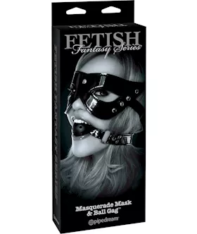 Fetish Fantasy Limited Edition Masquerade Mask & Ball Gag