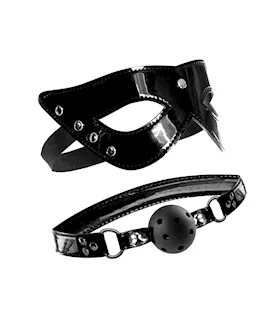 Fetish Fantasy Limited Edition Masquerade Mask & Ball Gag