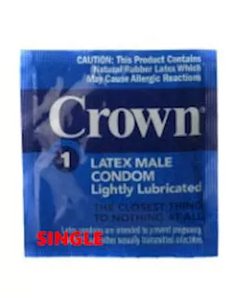 Crown Condom Single