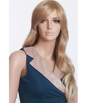Golden Fluffy Long Curly Blonde Wig