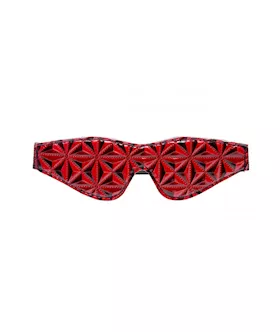 Crimson Tied Full Out Embossed Blindfold
